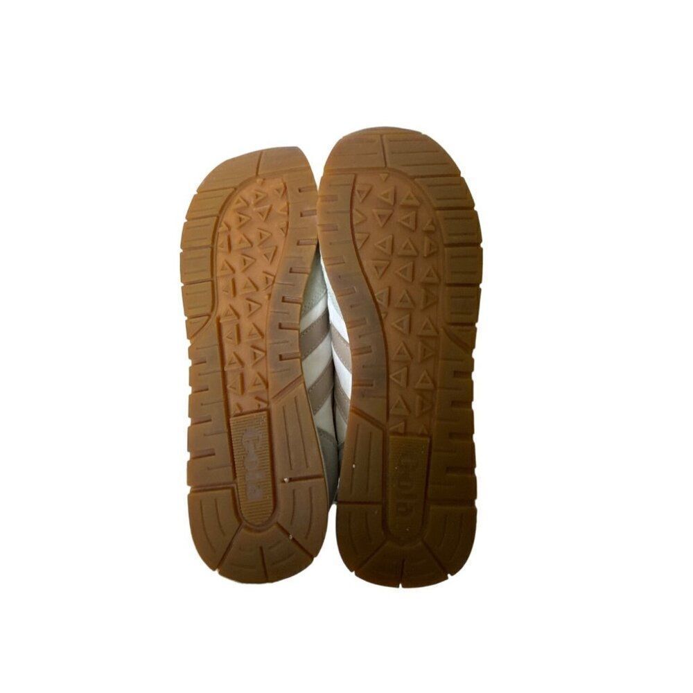 Gola Daytona Chute Womens Sneakers Size 8 US / 39 EU Beige & White Leather/Texti - Picture 4 of 6